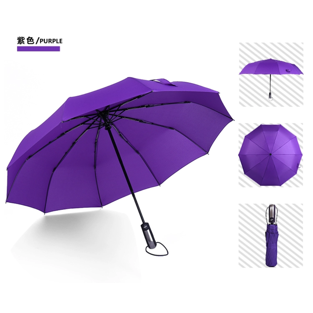 8-Bone Umbrella - Purple