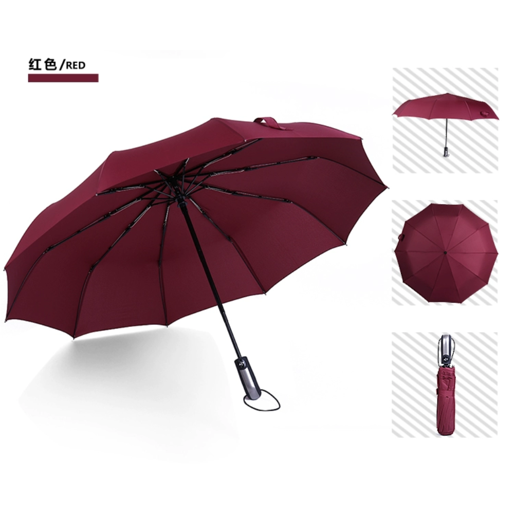 8-Bone Umbrella - Red